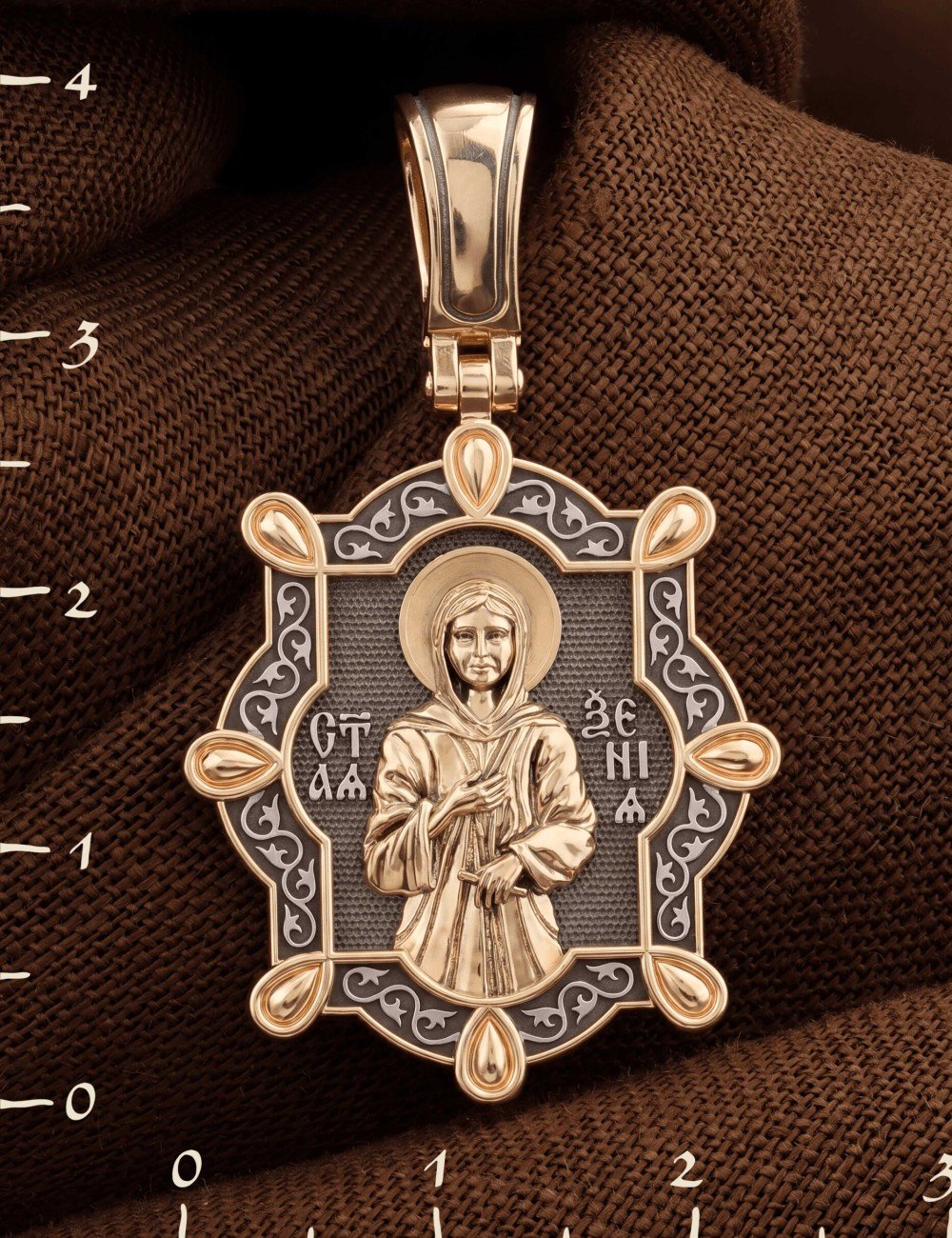 Образок из золота 585 пробы