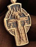 Крест из золота 585 пробы