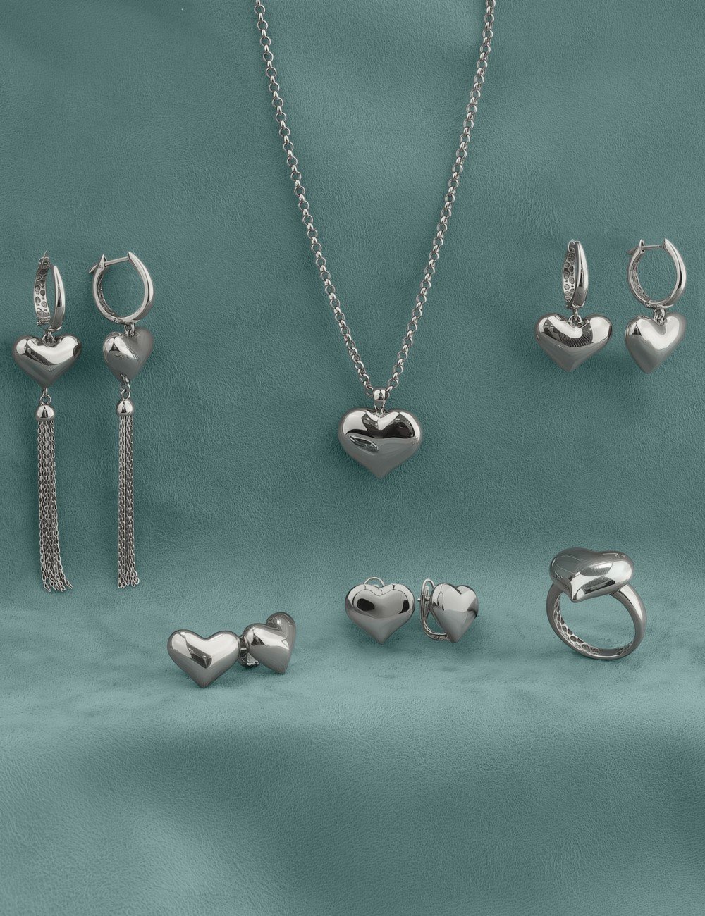 Серьги из белого золота 585 пробы