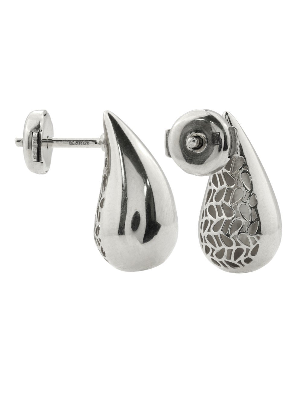 Серьги из белого золота 585 пробы