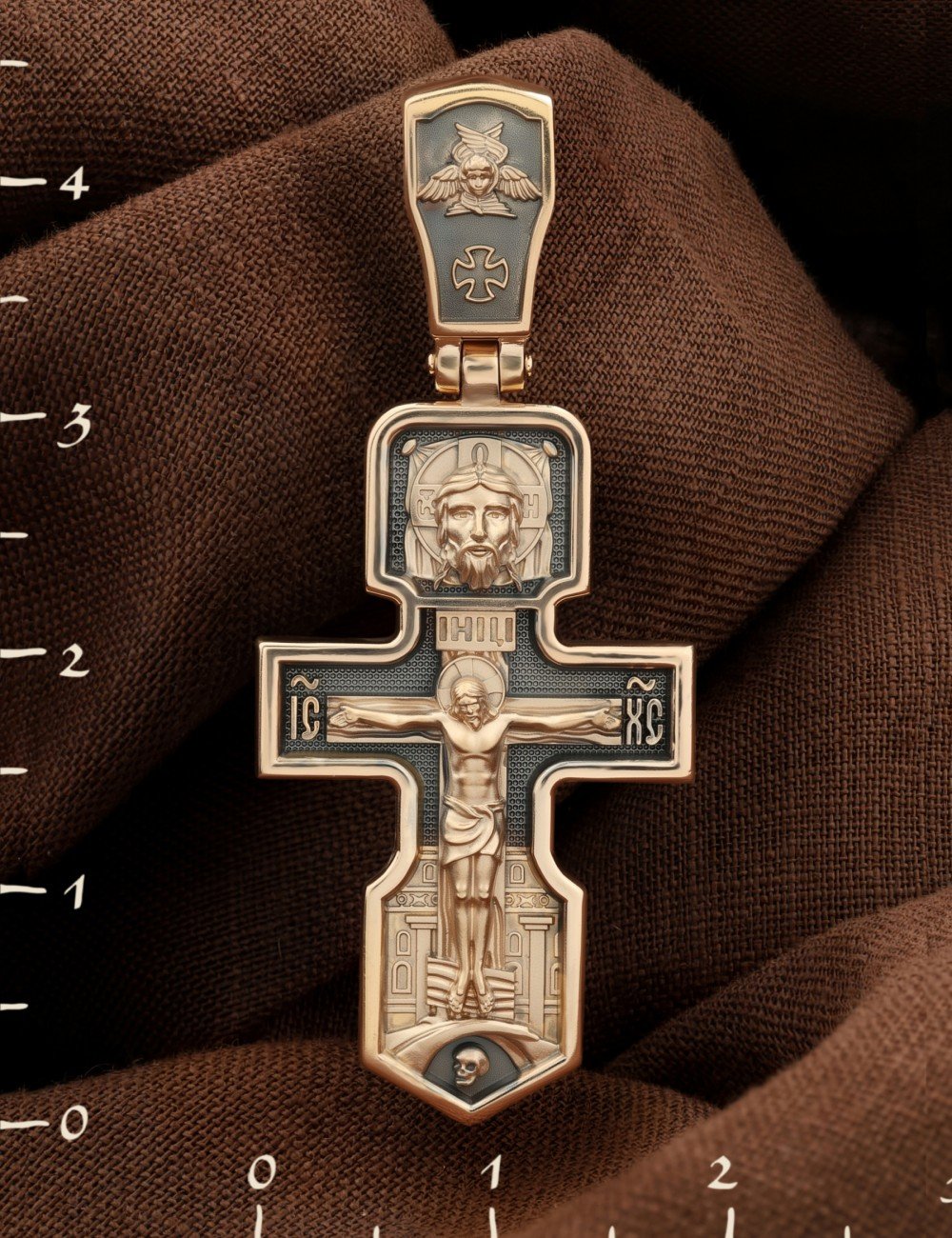 Крест из золота 585 пробы