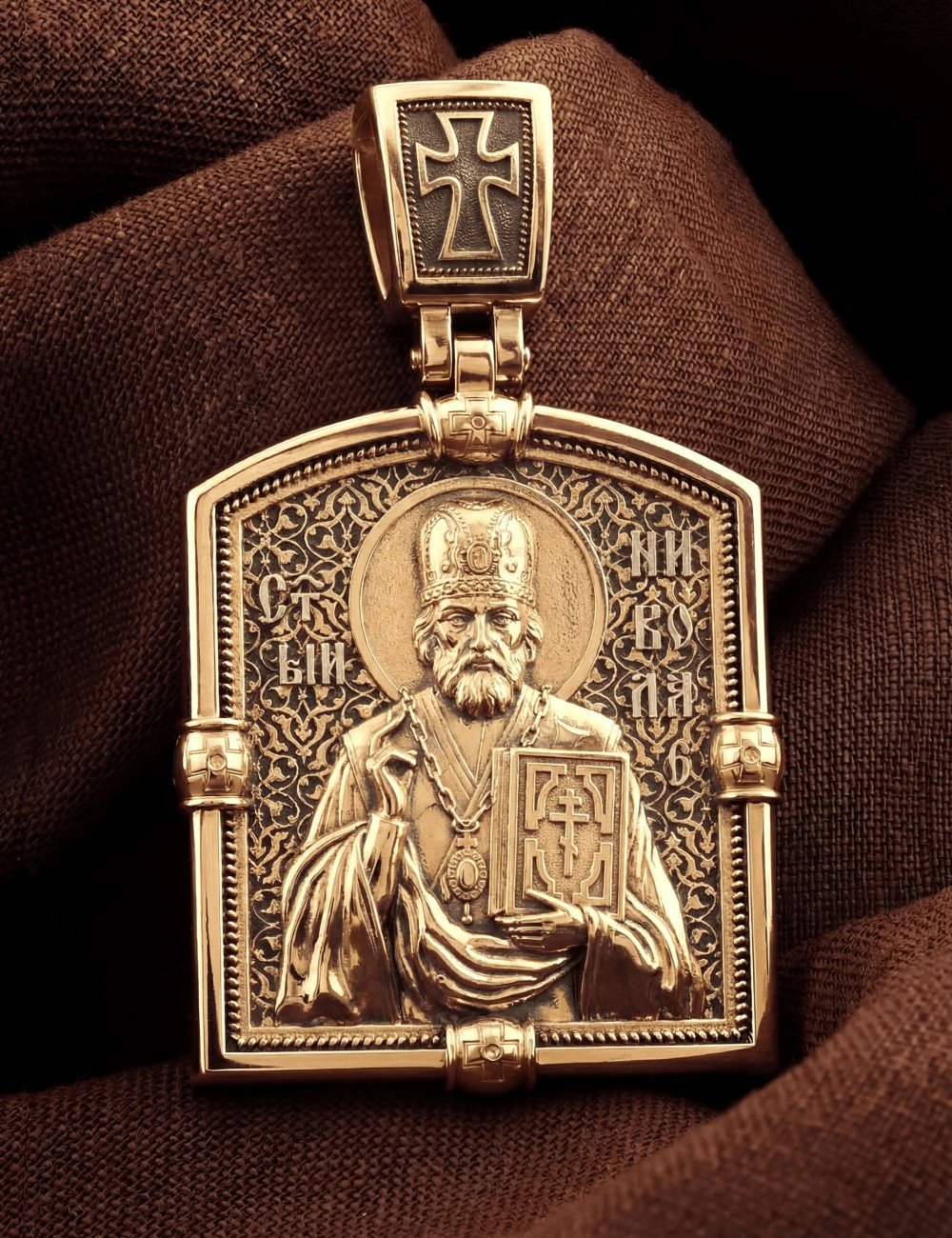 Образок из золота 585 пробы