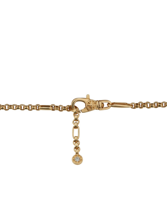 Браслет из золота c бриллиантами, лазуритом и перламутром