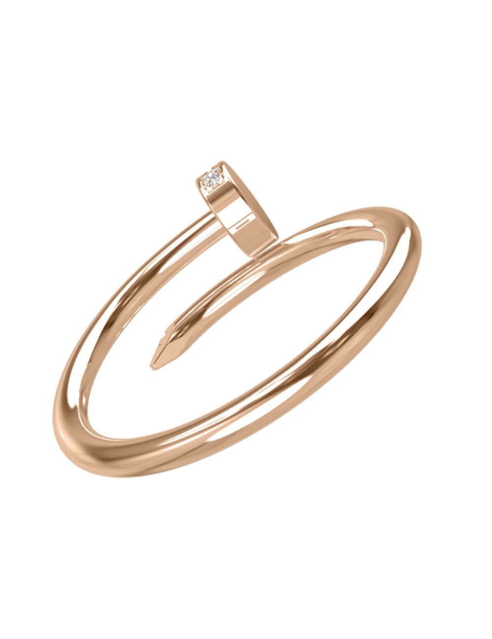 Кольцо из золота 585 пробы c бриллиантами