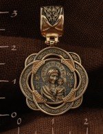 Образок из золота 585 пробы