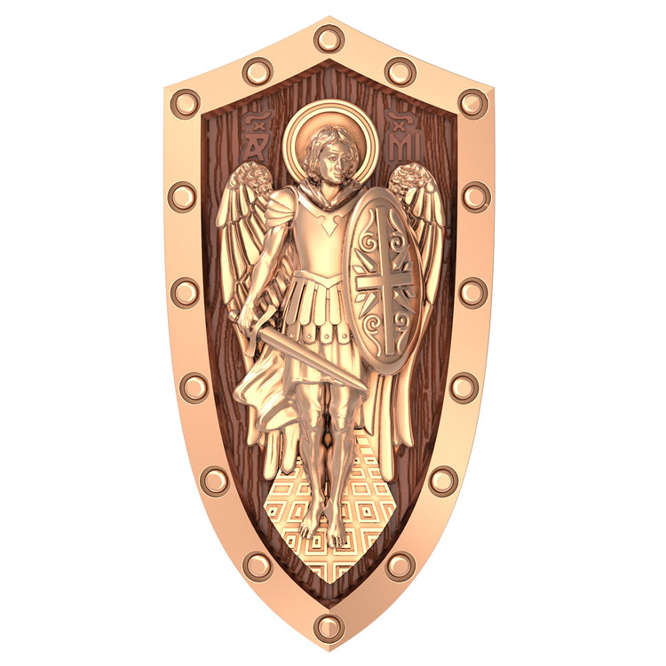 Образок из золота c деревом груши