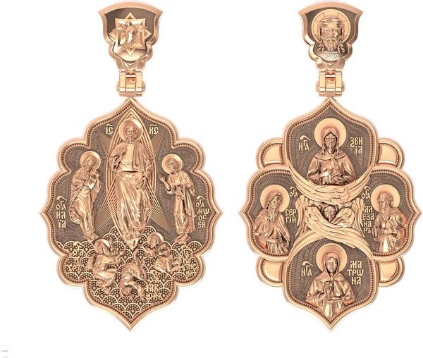 Образок из золота