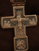 Крест из золота 585 пробы