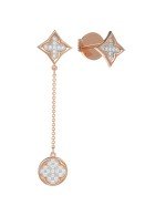 Серьги из золота 585 пробы c бриллиантами