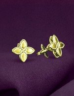 Серьги из лимонного золота 585 пробы