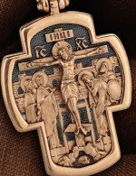 Крест из золота 585 пробы