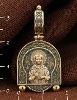 Образок из лимонного золота 585 пробы