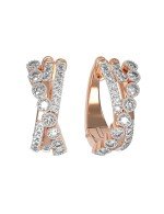 Серьги из золота 585 пробы c бриллиантами