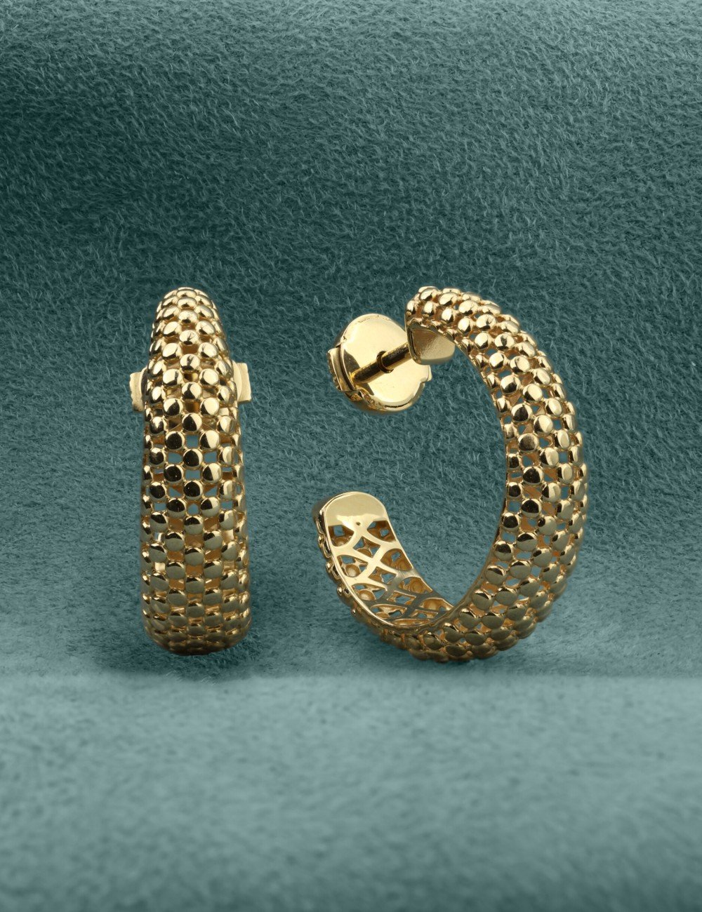Серьги из лимонного золота 585 пробы