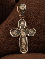 Крест из золота 585 пробы