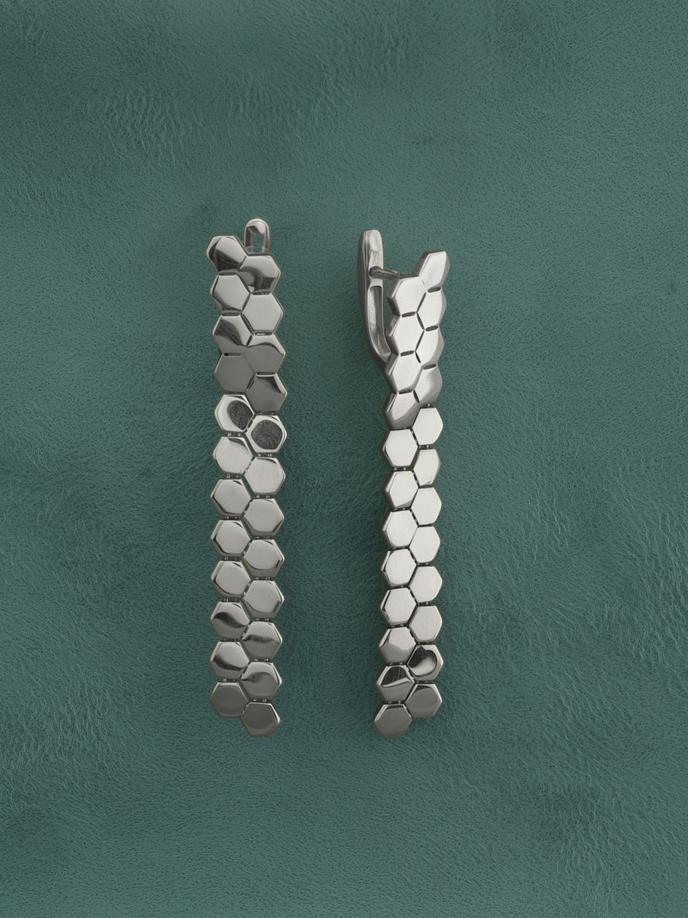 Серьги из белого золота