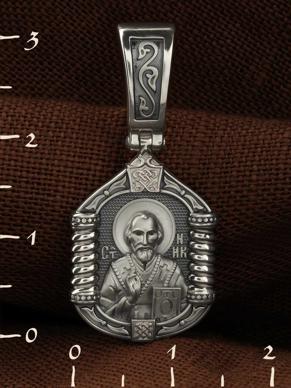 Образок из белого золота