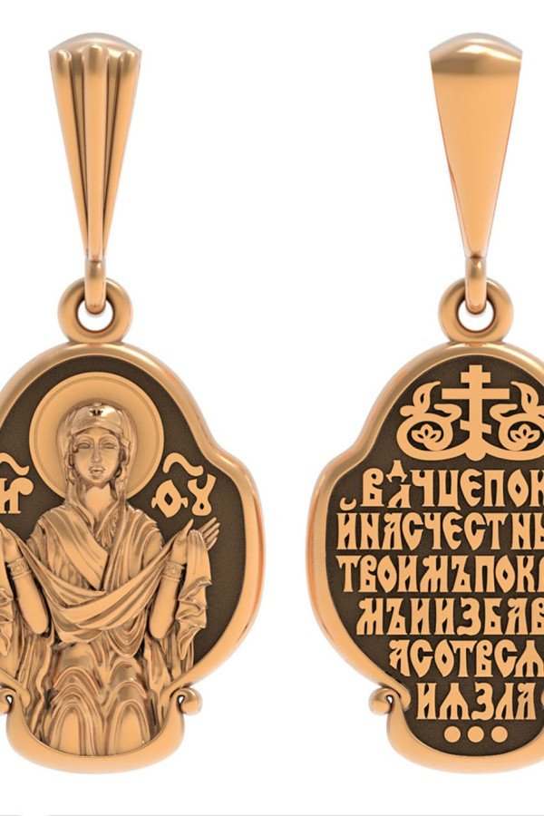 Образок из золота 585 пробы