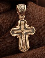Крест из золота 585 пробы
