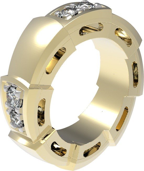 Подвеска из лимонного золота 585 пробы c бриллиантами