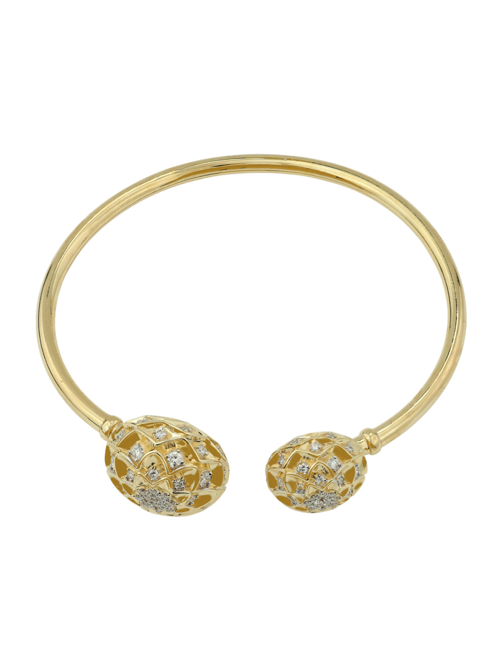 Браслет из лимонного золота c бриллиантами