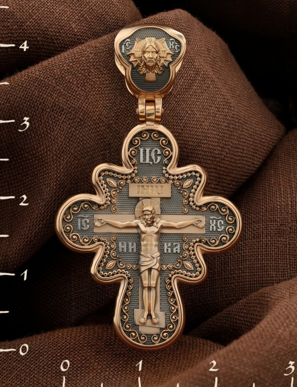 Крест из золота 585 пробы