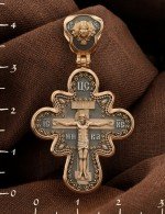 Крест из золота 585 пробы