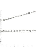 Цепь из белого золота 585 пробы c фианитом