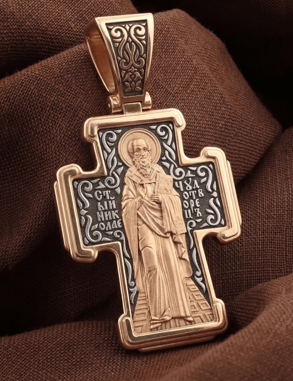 Крест из золота 585 пробы