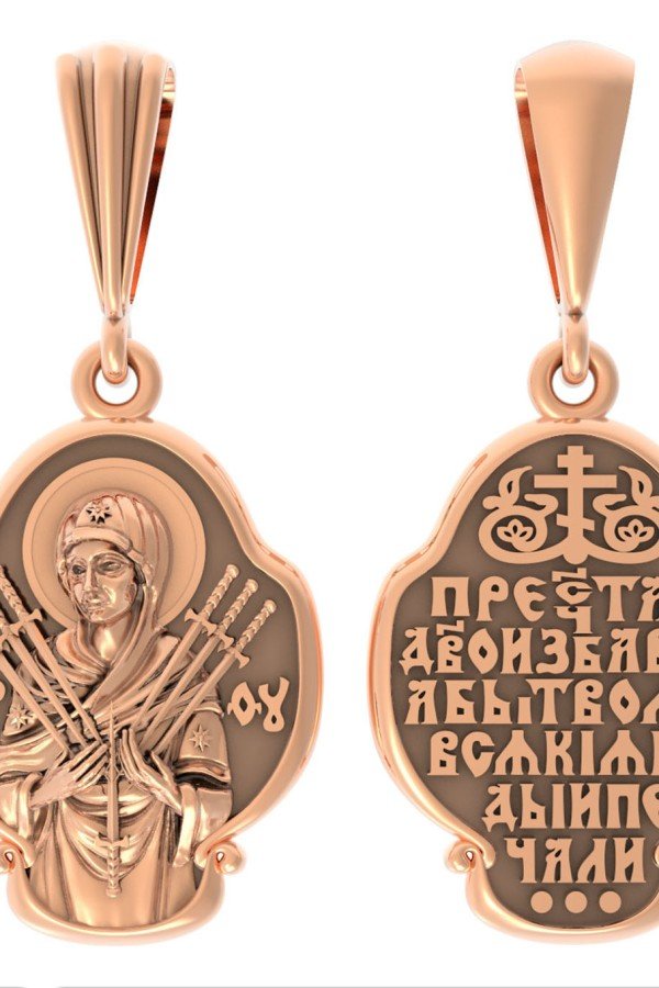 Образок из золота 585 пробы