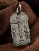 Образок из белого золота 585 пробы