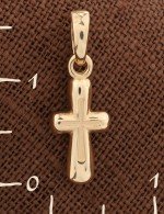Крест из золота 585 пробы