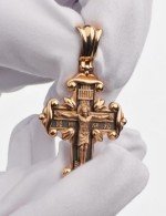 Крест из золота 585 пробы