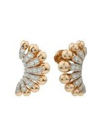 Серьги из золота 585 пробы c бриллиантами