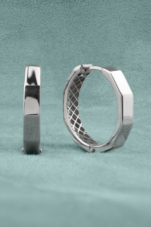 Серьги из белого золота 585 пробы