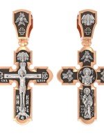 Крест из золота 585 пробы
