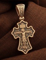 Крест из золота 585 пробы