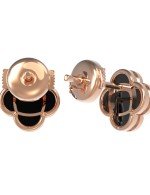 Серьги из золота 585 пробы c ониксом