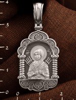 Образок из белого золота 585 пробы