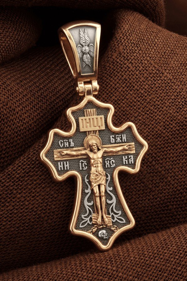 Крест из золота 585 пробы