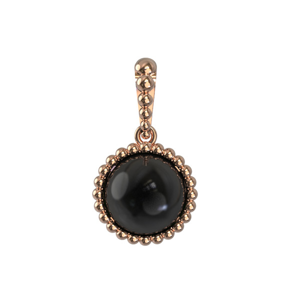 Подвеска из золота c ониксом