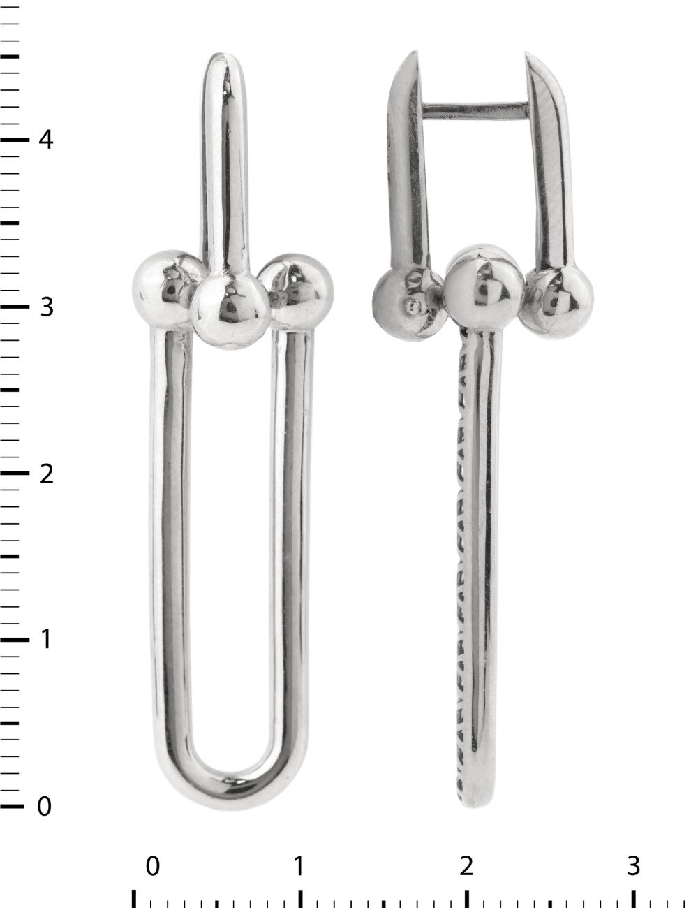 Серьги из белого золота 585 пробы