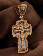 Крест из золота 585 пробы