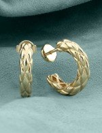 Серьги из лимонного золота 585 пробы