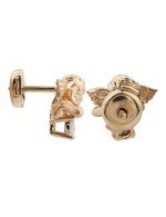 Серьги из золота 585 пробы c бриллиантами