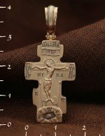 Крест из золота 585 пробы