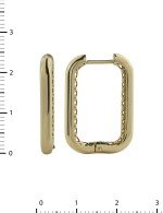 Серьги из лимонного золота 585 пробы