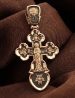 Крест из золота 585 пробы