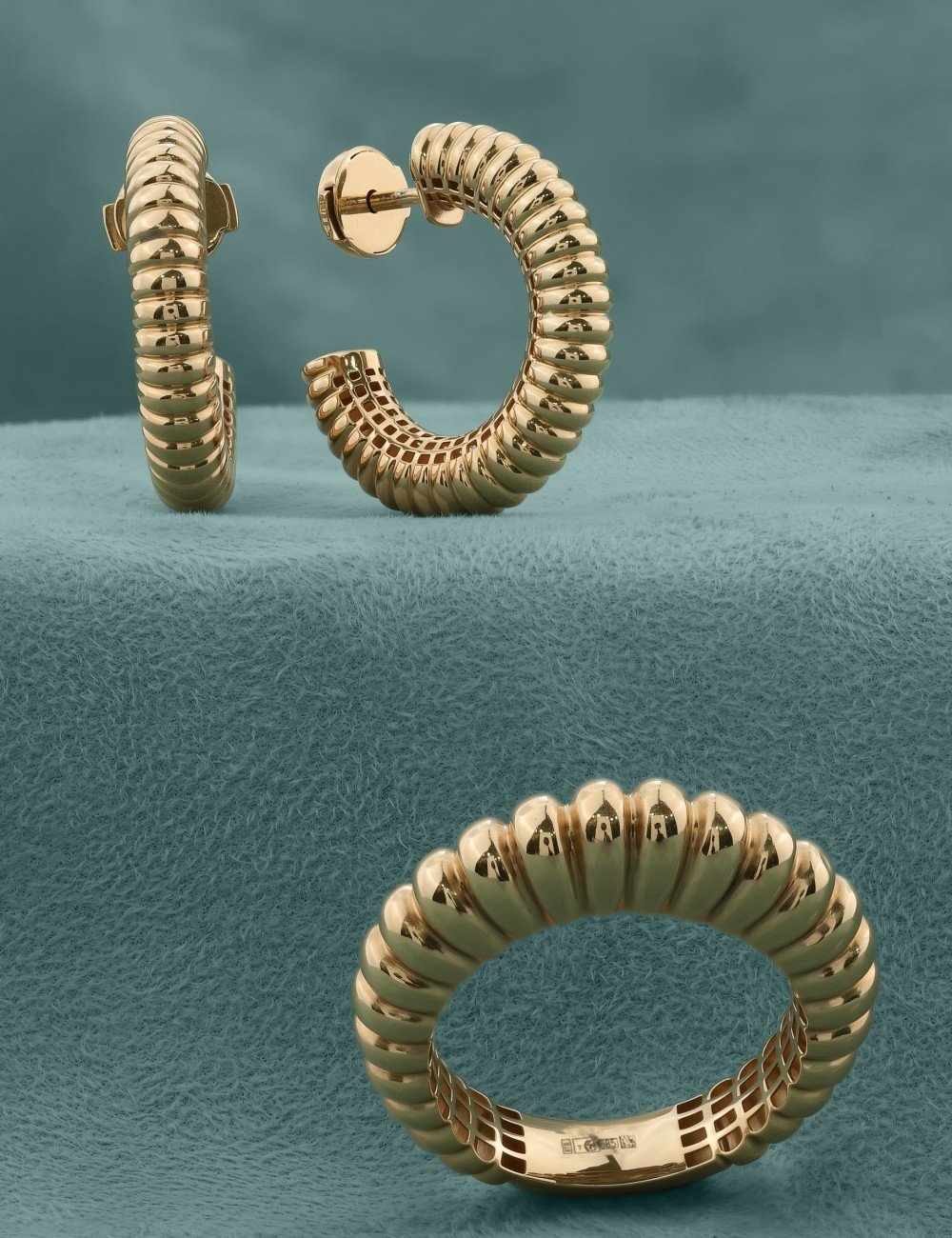 Серьги из золота 585 пробы