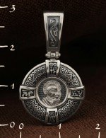 Образок из белого золота 585 пробы